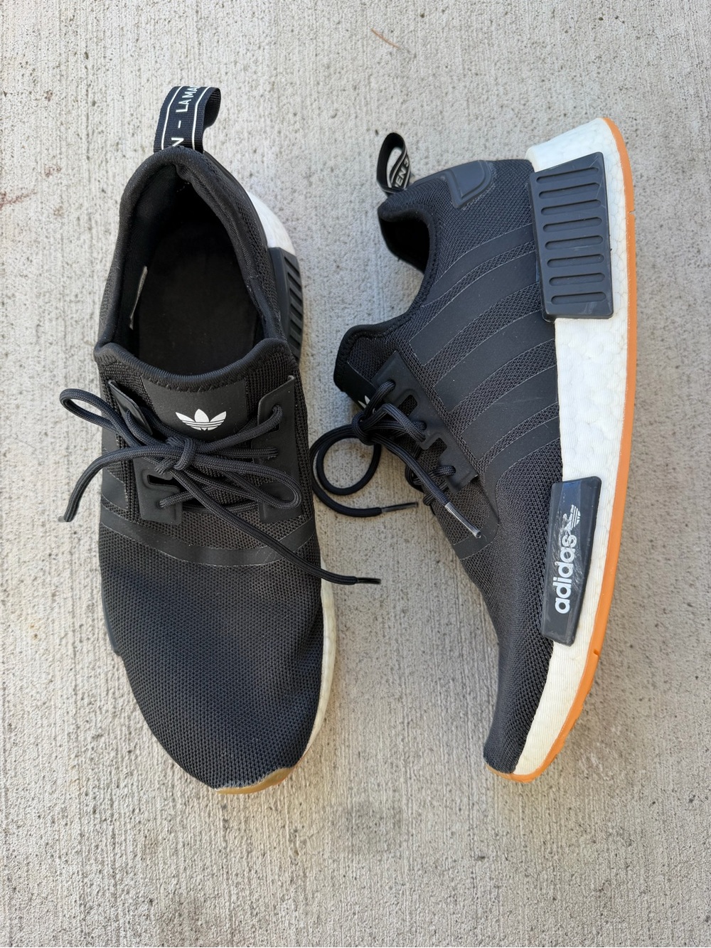Adidas NMD_R1 'Triple Black' Sneakers size 10.5
